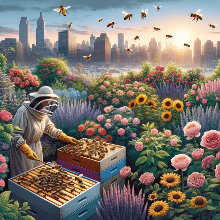 How to Encourage Flowering Plants for City Beekeeping".
