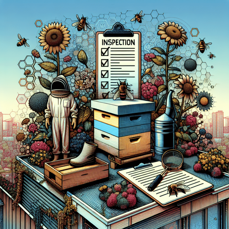 Hive Inspection Checklist for Urban Beekeeping Novices