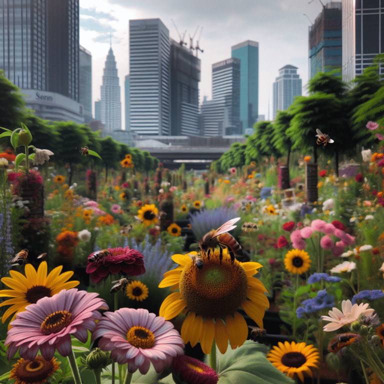 Crafting a Bee-Friendly Garden in a Concrete Jungle